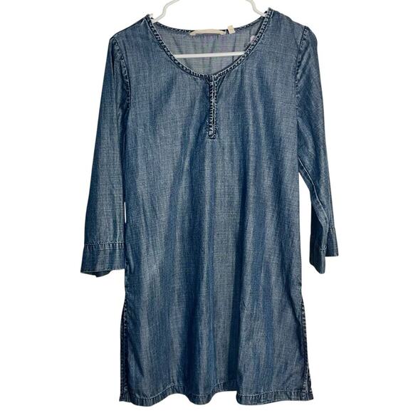 Soft Surroundings Embroidered Chambray Dress/Tunic Size XS - Picture 2 of 9